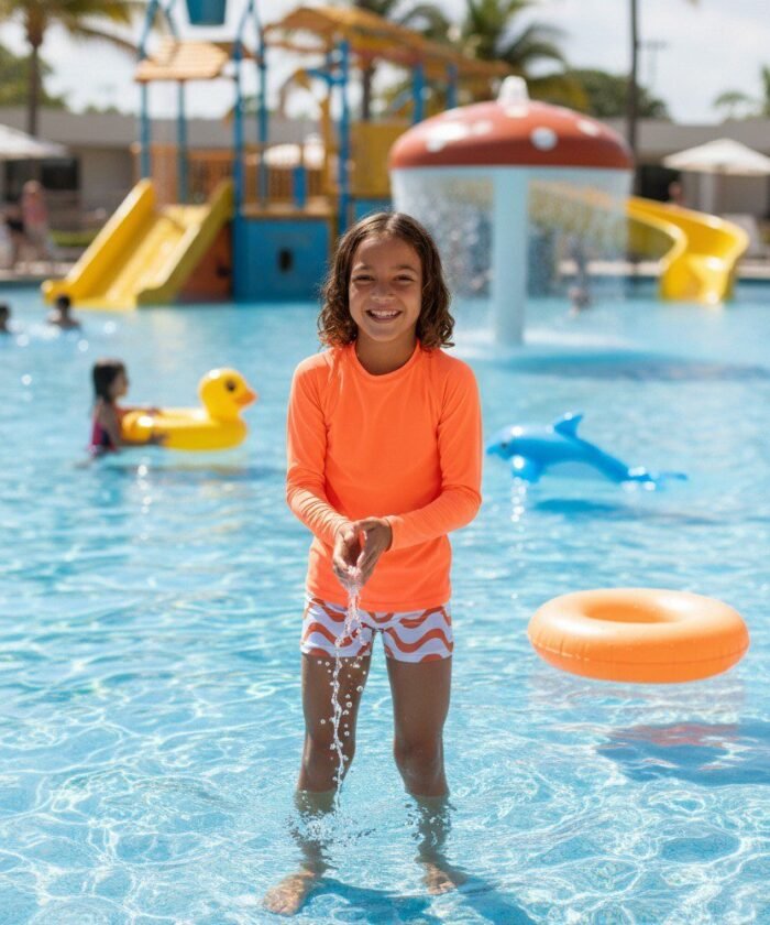 Camisa de Proteção UV50+ Laranja Neon