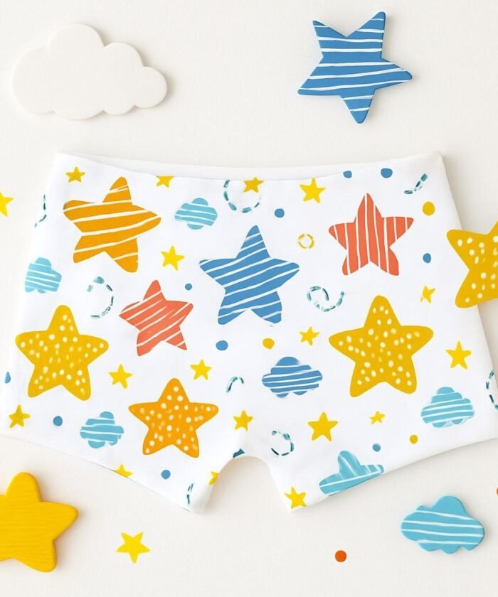 Sunga Box Infantil UV50+ Estrelinha