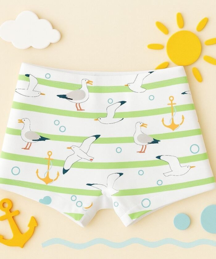 Sunga Box Infantil UV50+ Gaivota