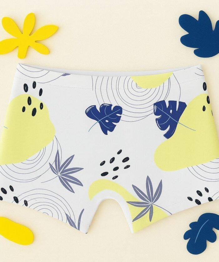 Sunga Box Infantil UV50+ Folhagem